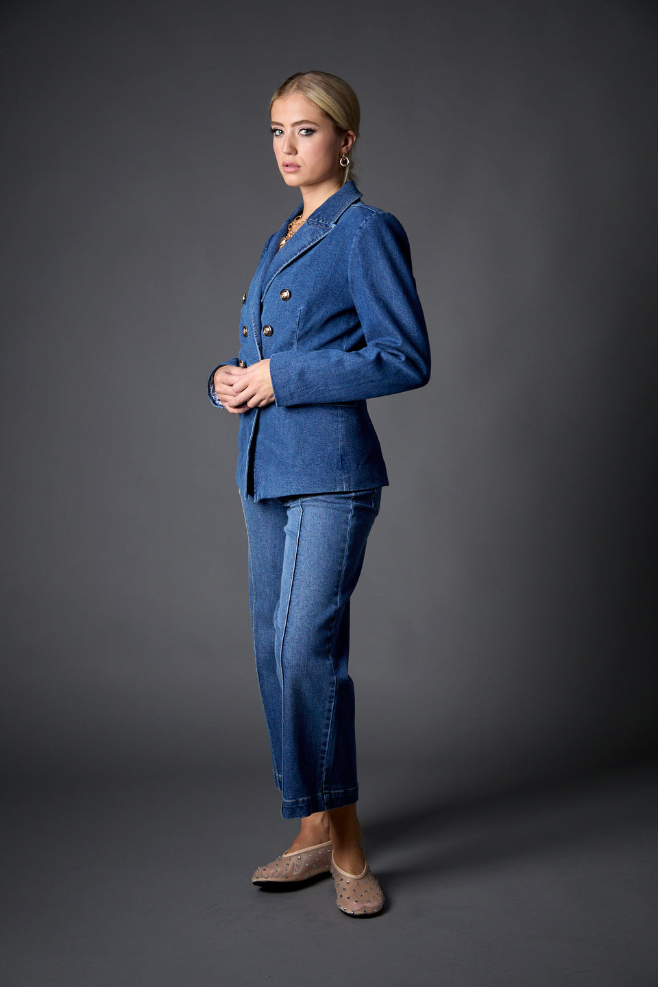 Blake Double Breasted Recycled Blazer