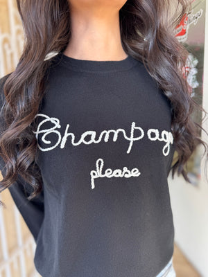 Champagne Please Cashmere Sweater