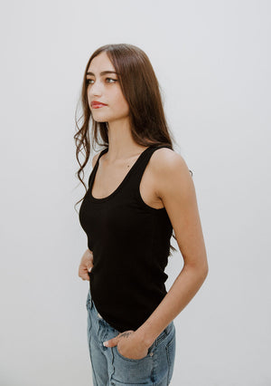 Fitted Crop Shell Tank