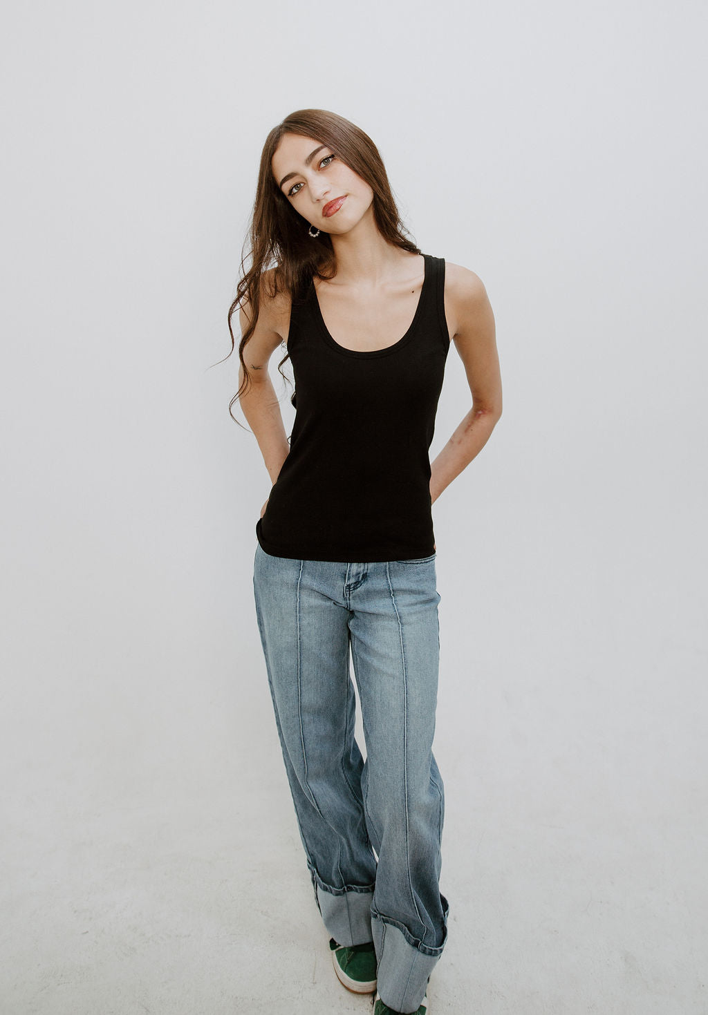 Fitted Crop Shell Tank