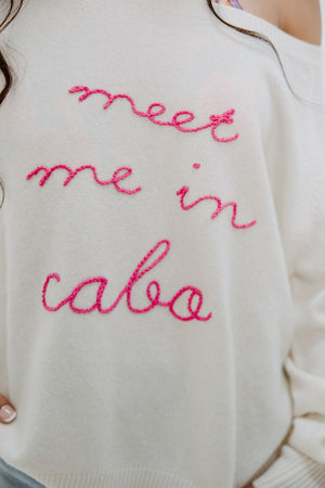 Meet Me in Cabo Cashmere Sweater