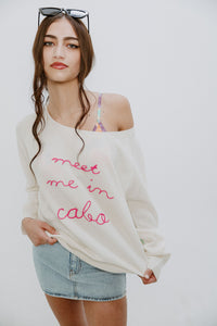 Meet Me in Cabo Cashmere Sweater