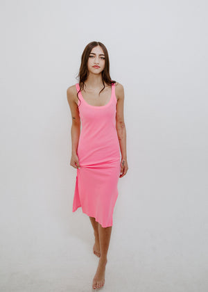 Midi Tank Dress With Slits