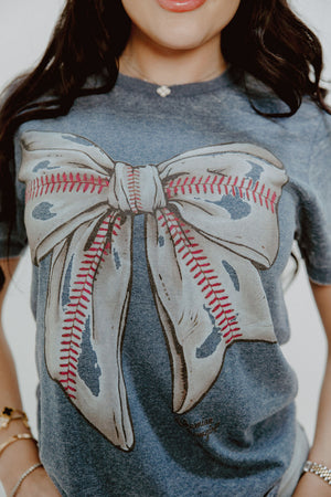 Baseball Bow T-Shirt