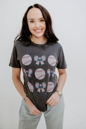 Baseballs & Bows T-Shirt