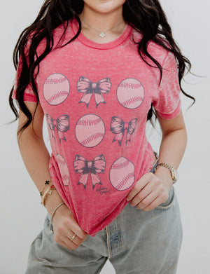 Baseballs & Bows T-Shirt