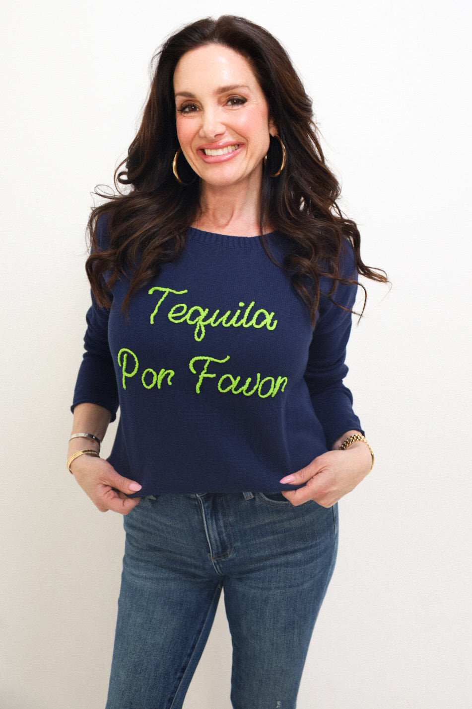 Tequila Por Favor Cotton Sweater