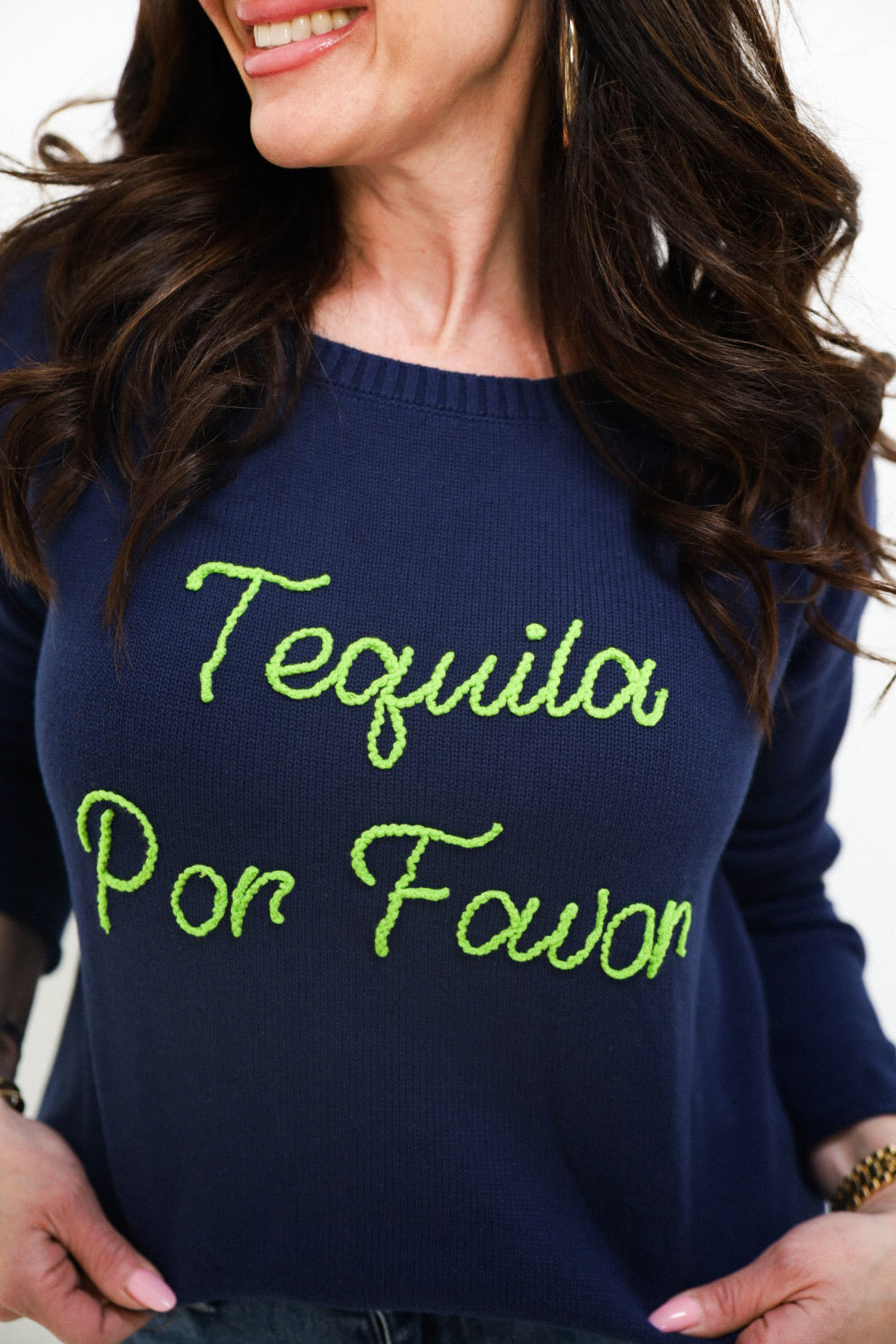 Tequila Por Favor Cotton Sweater