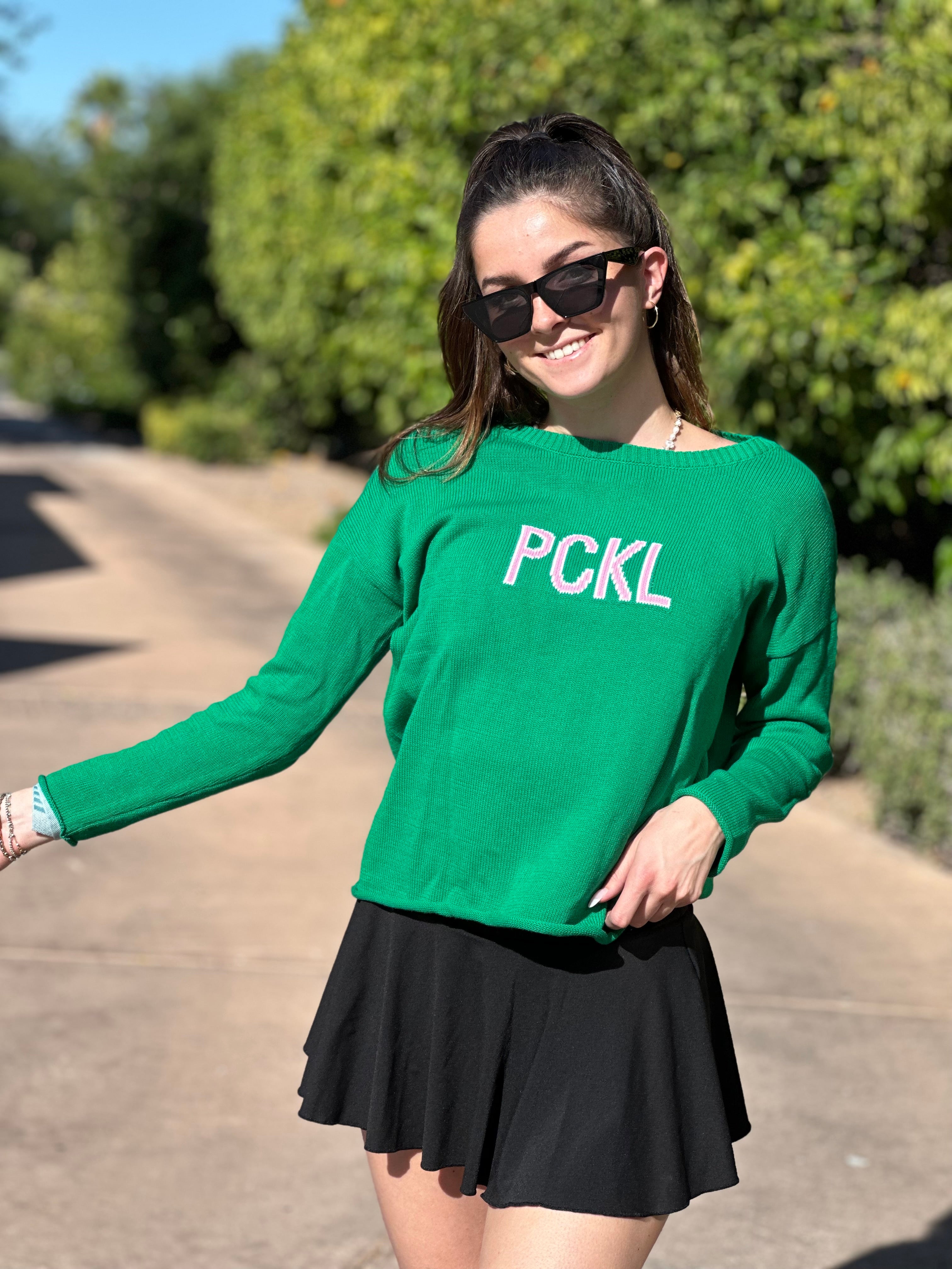 The Pickle Ball sweater
