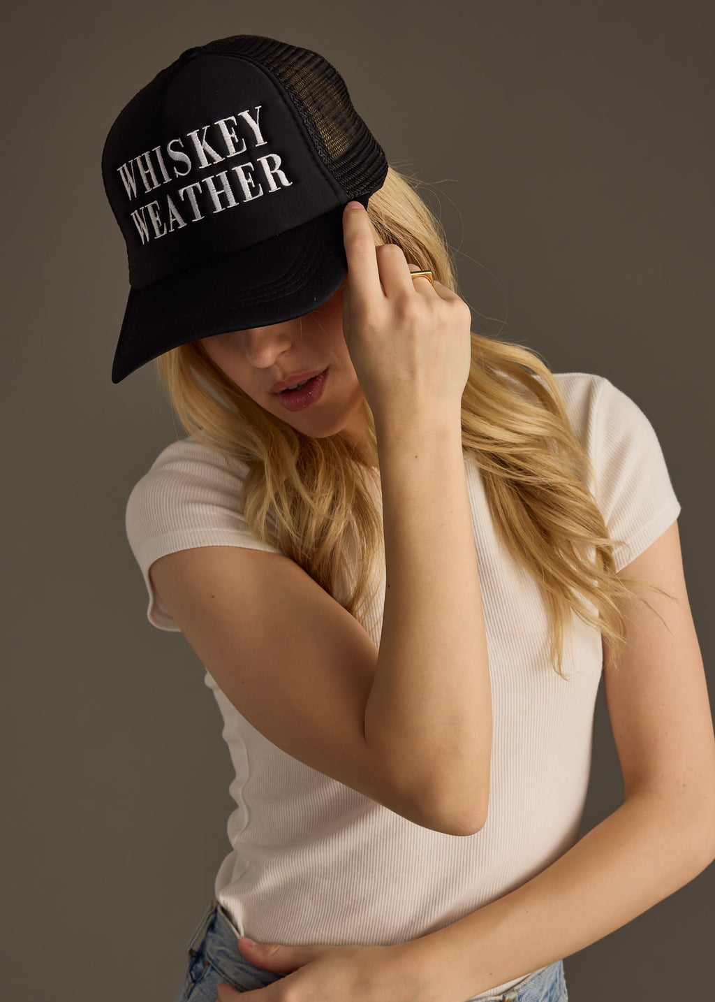 Whiskey Weather Trucker Hat