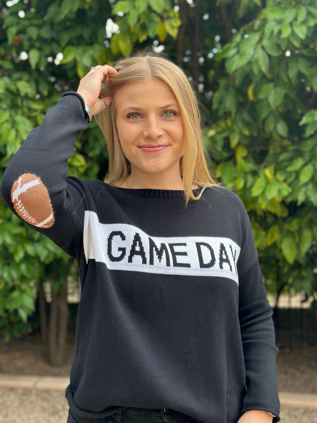 Game Day Rugby Stripe Cotton Sweater