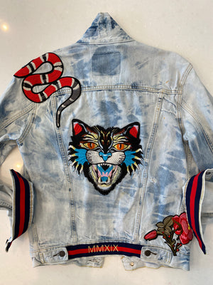 Kitty Snake Vintage  Denim